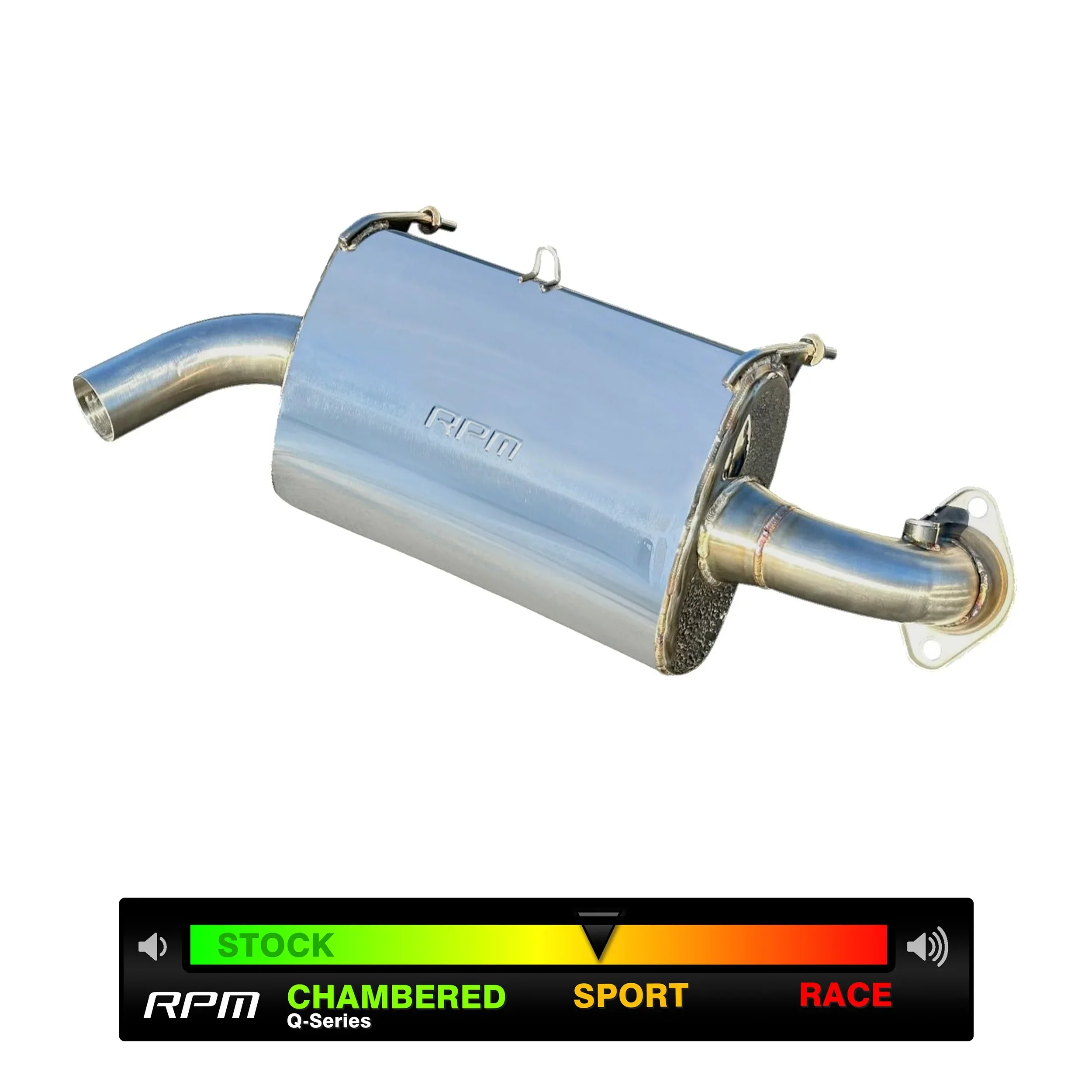RPM 2015-2023 RZR XP1000 & RS1 Sport Muffler, Slip-On Exhaust Sport Muffler - Image 10