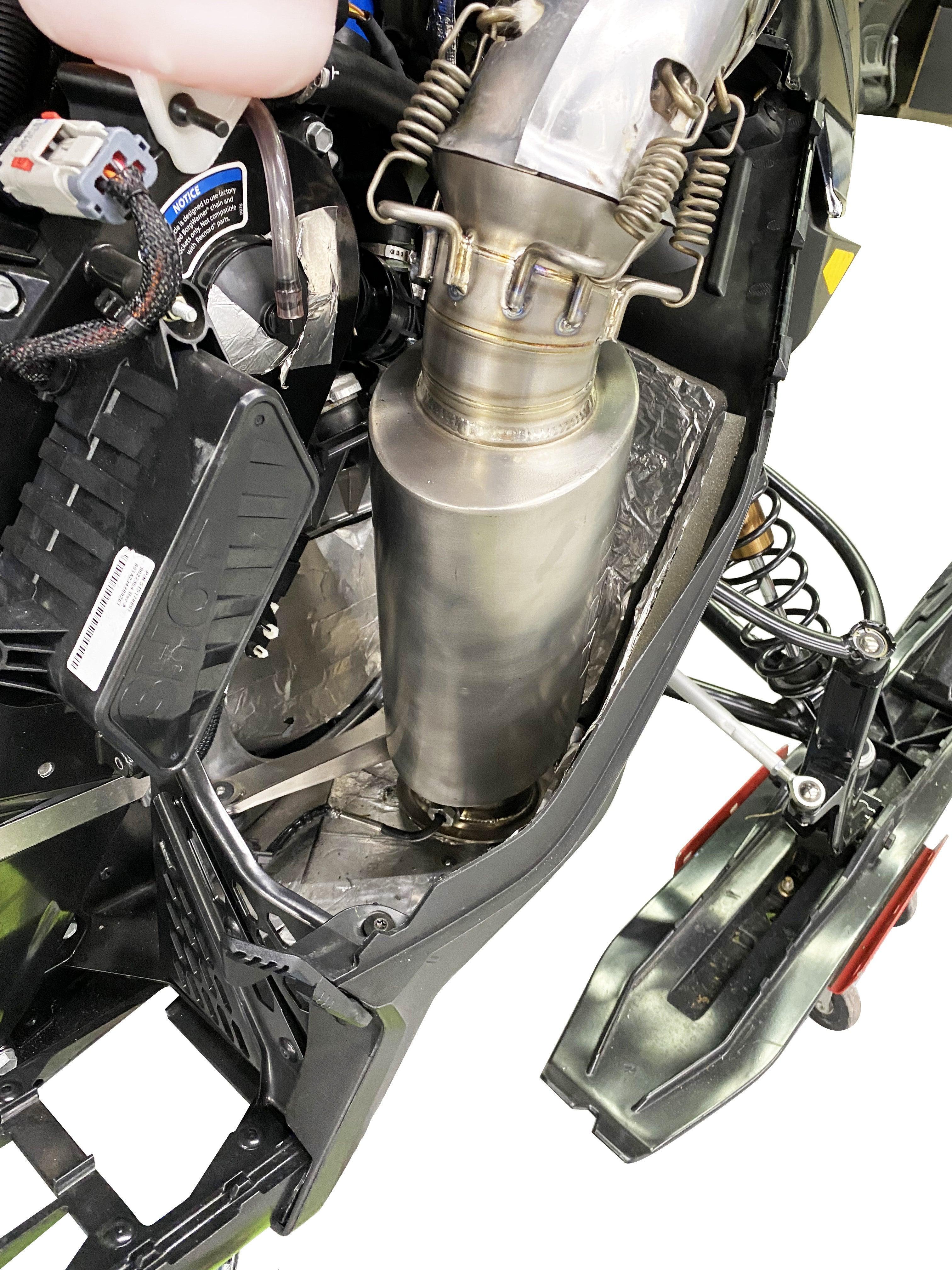 RPM Gen 5 2023-2025 Ski-Doo 850 Turbo Stainless Lightweight Sport Muffler - Image 8