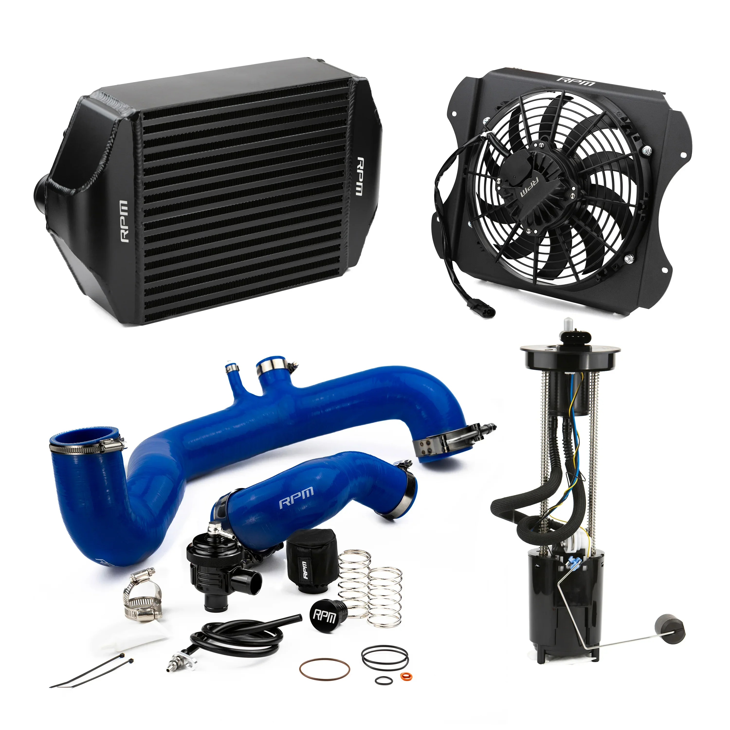 RPM 2020-2026 Can-Am X3 120HP to 190+HP Big Core Intercooler Upgrade Kit + Fan, Silicone, & BOV - Image 12