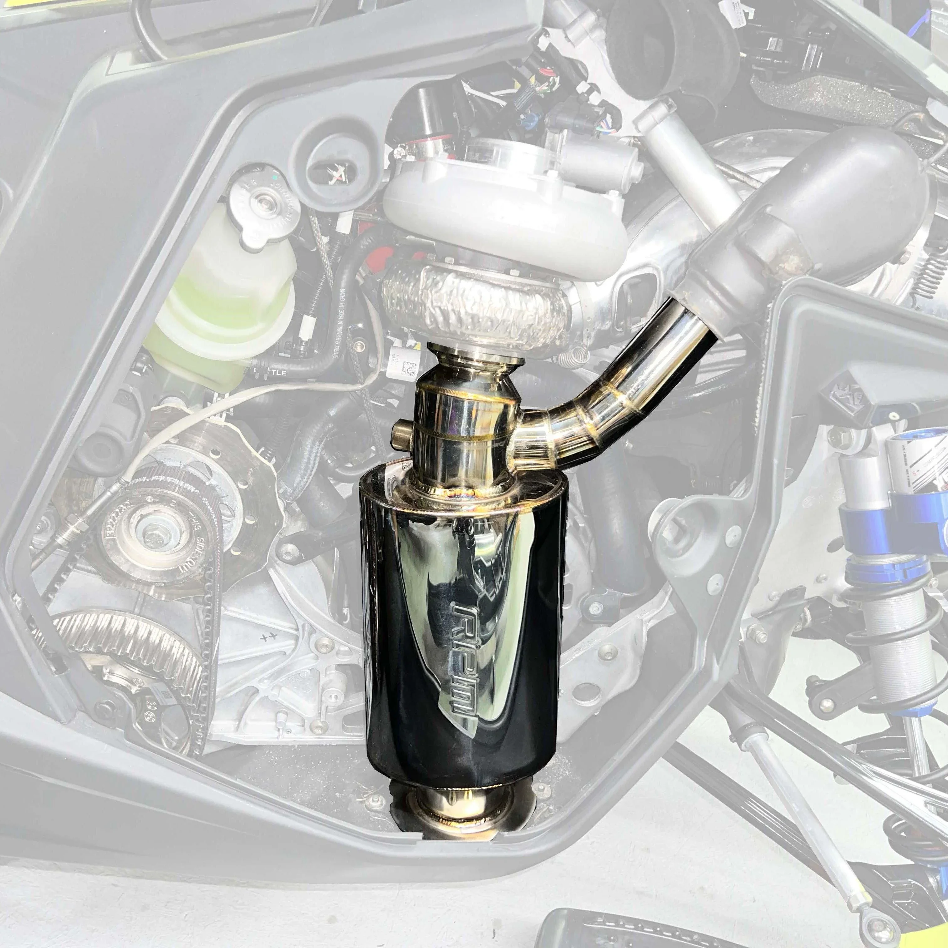 RPM 2022-2024 Polaris Patriot Boost 850 / VR1 Turbo Stainless Lightweight Sport Muffler - Image 8