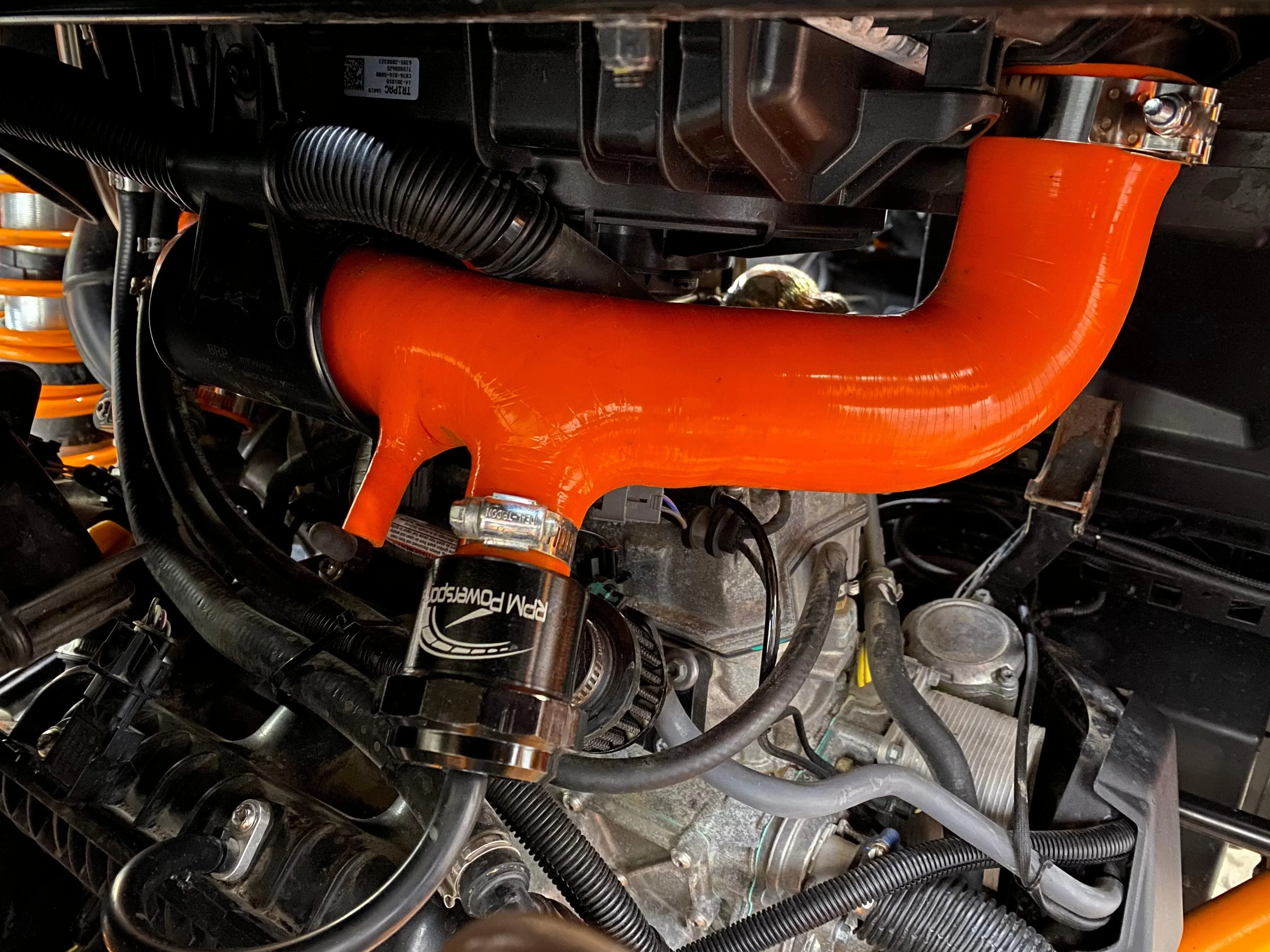 RPM Can-Am Maverick X3 Full Silicone Charge Tubes Kit R & RR - Image 4