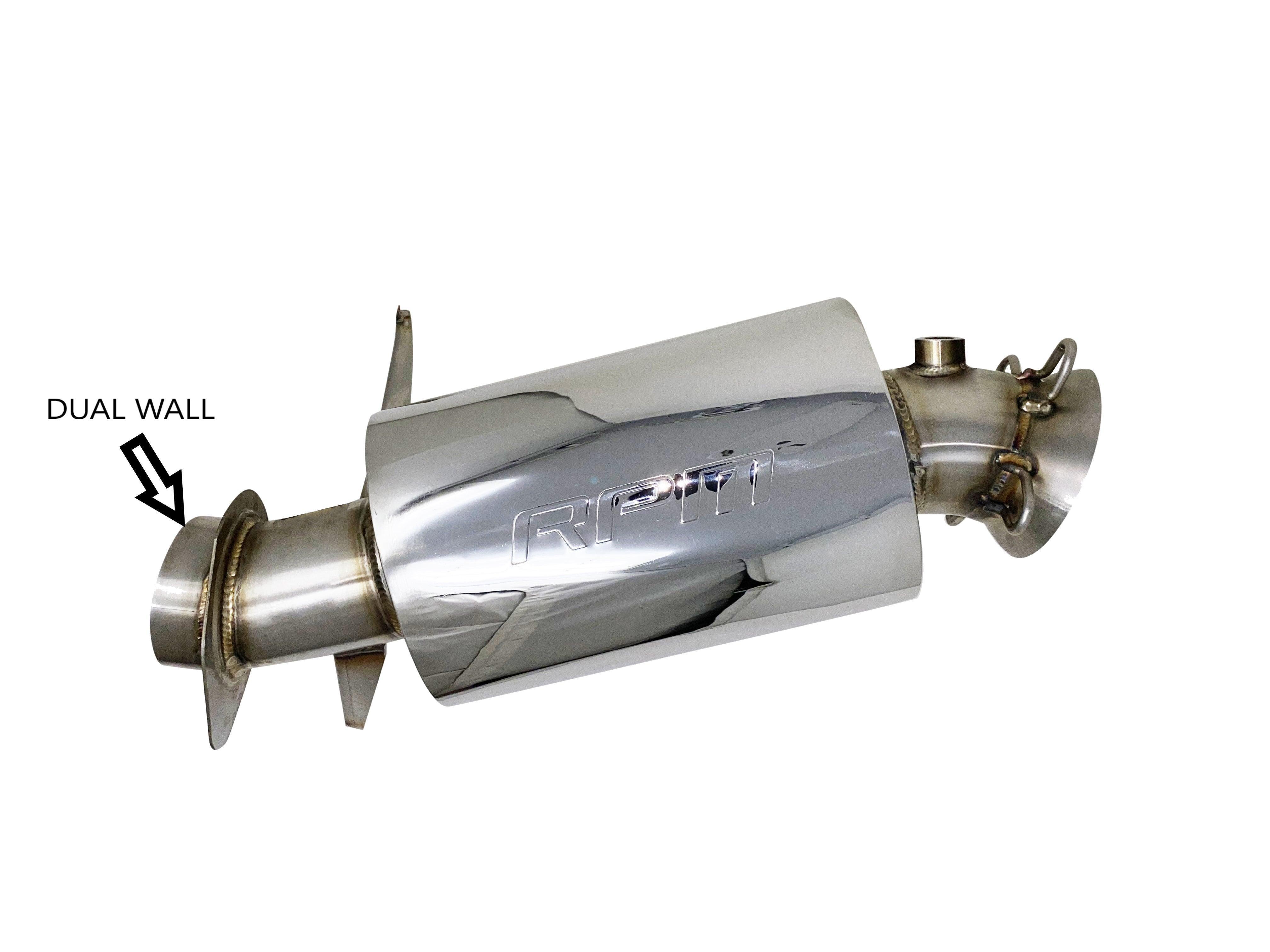 RPM Gen 4 2020-2022 Ski-Doo 850 Turbo Stainless Lightweight Sport Muffler - Image 8
