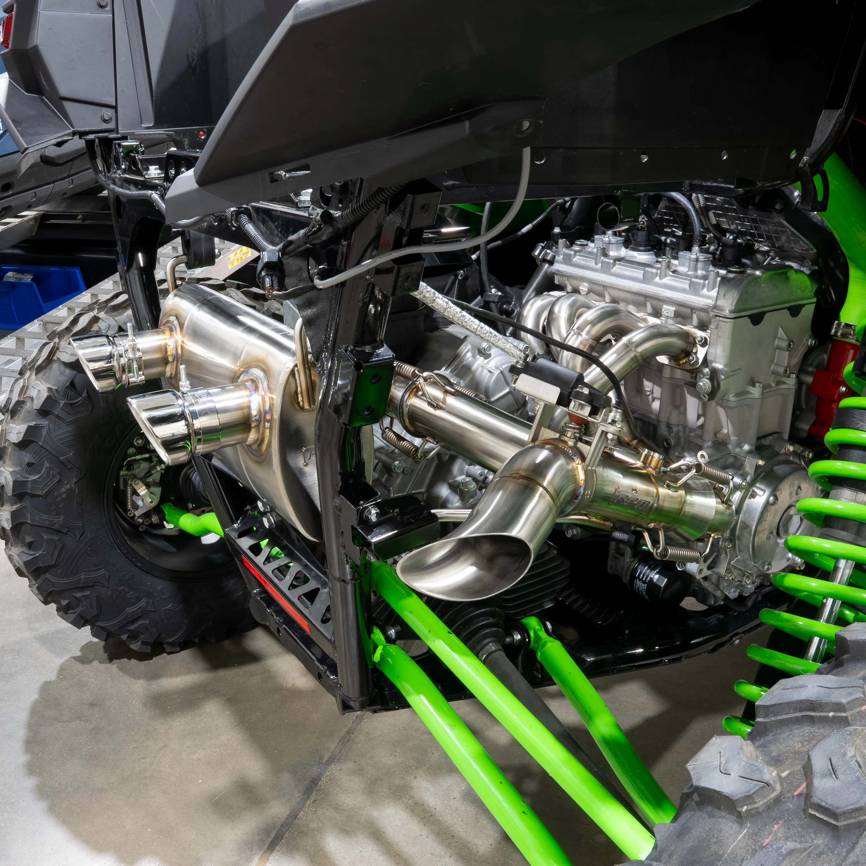 RPM SxS Kawasaki Teryx H2 2.5" Full Exhaust System with Chambered Muffler + Optional E-Valve - Image 21