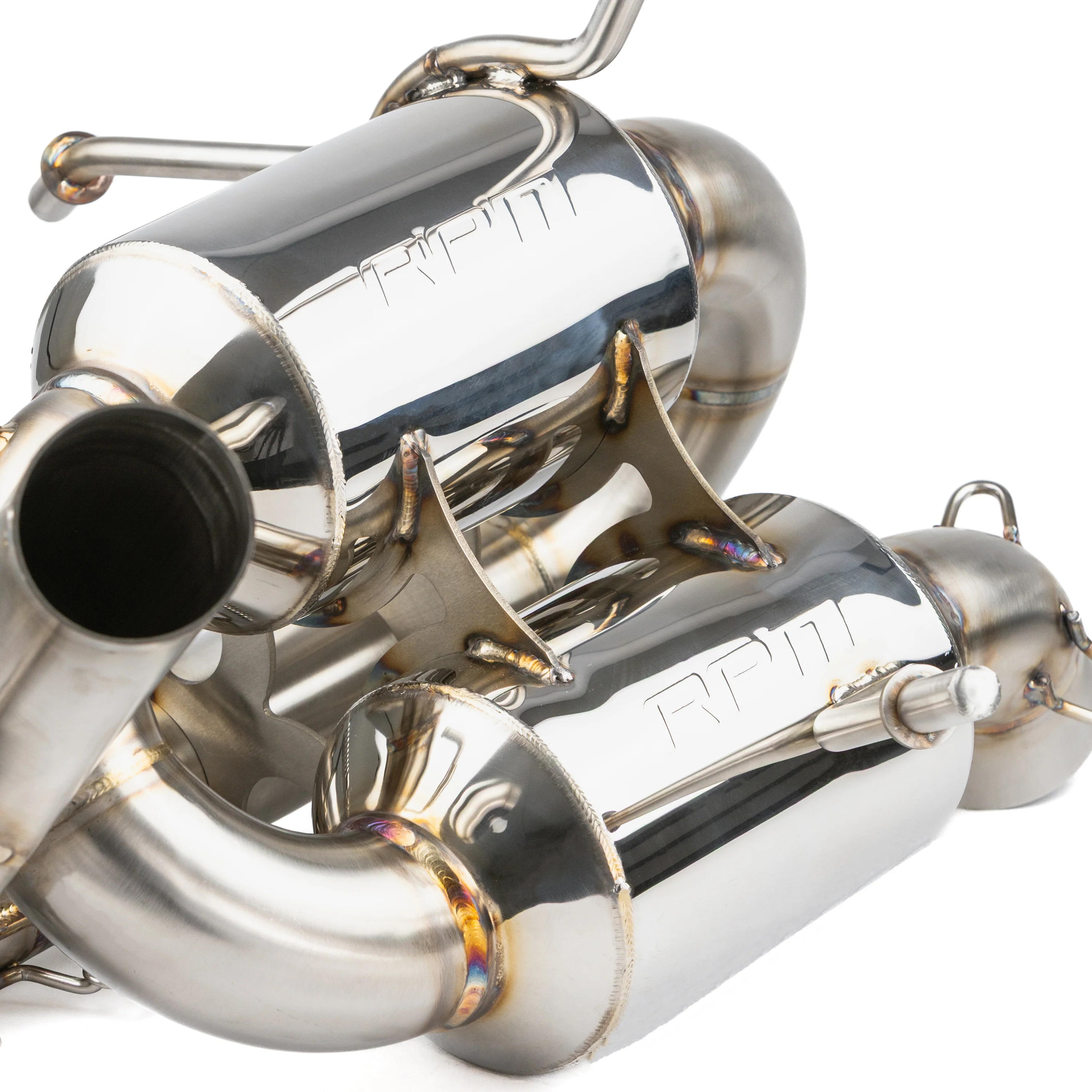 RPM Kawasaki H2 2.5" Dual Sport Full Exhaust + Optional E-Valve - Image 3