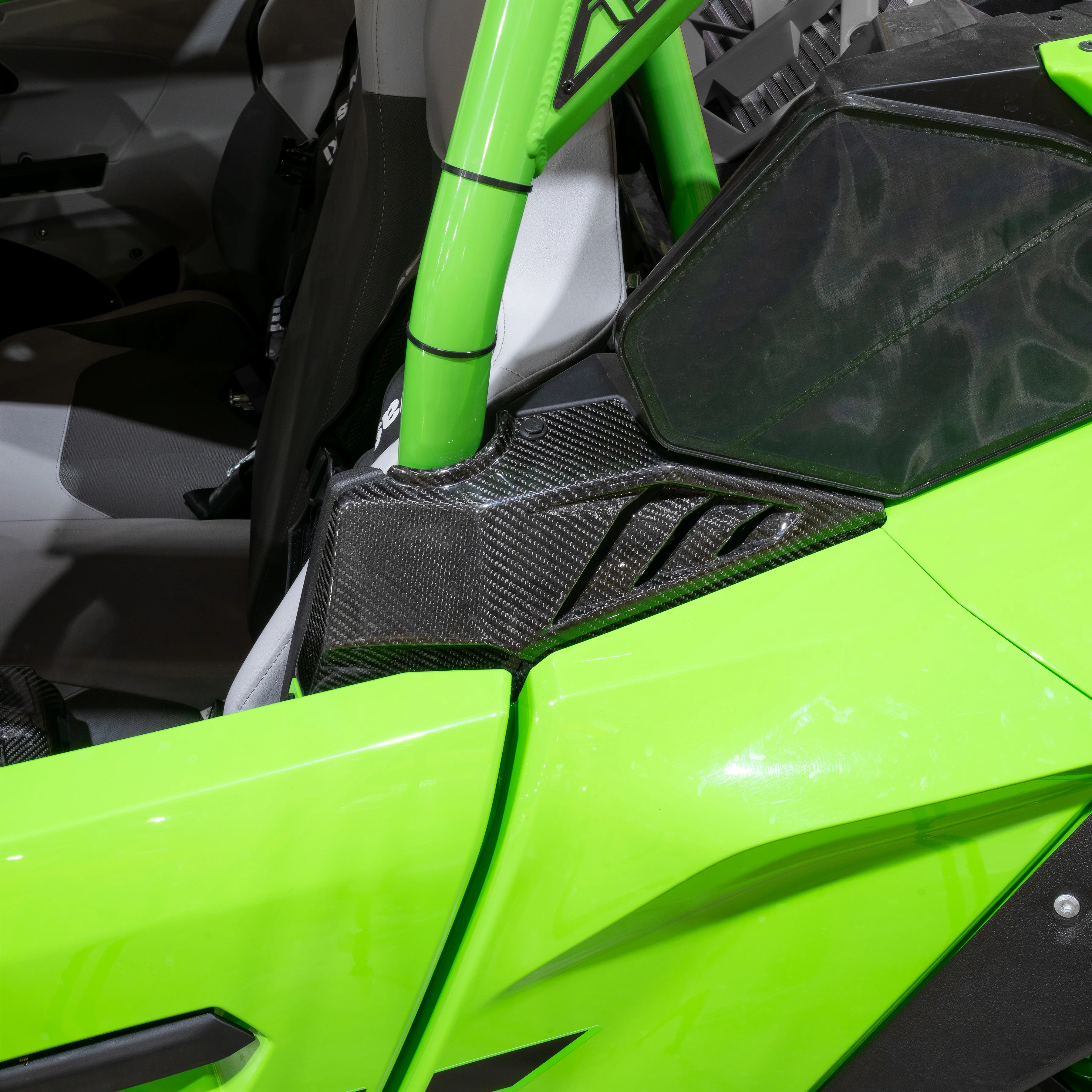 RPM Kawasaki H2 Carbon Fiber 4 Piece Pillar Covers Kit - Image 3