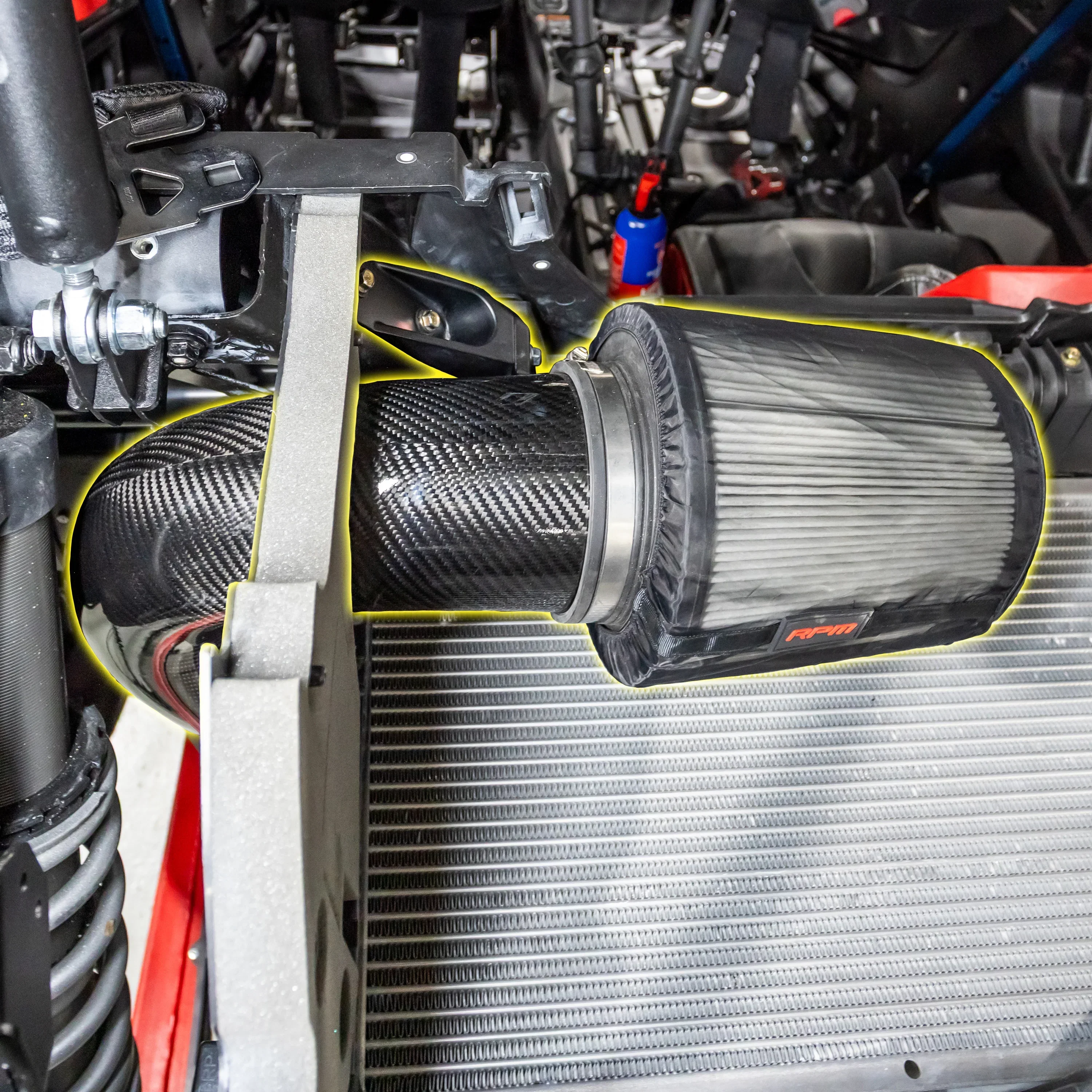 RPM Can-Am Maverick R Carbon Fiber High Flow Intake System - Image 10