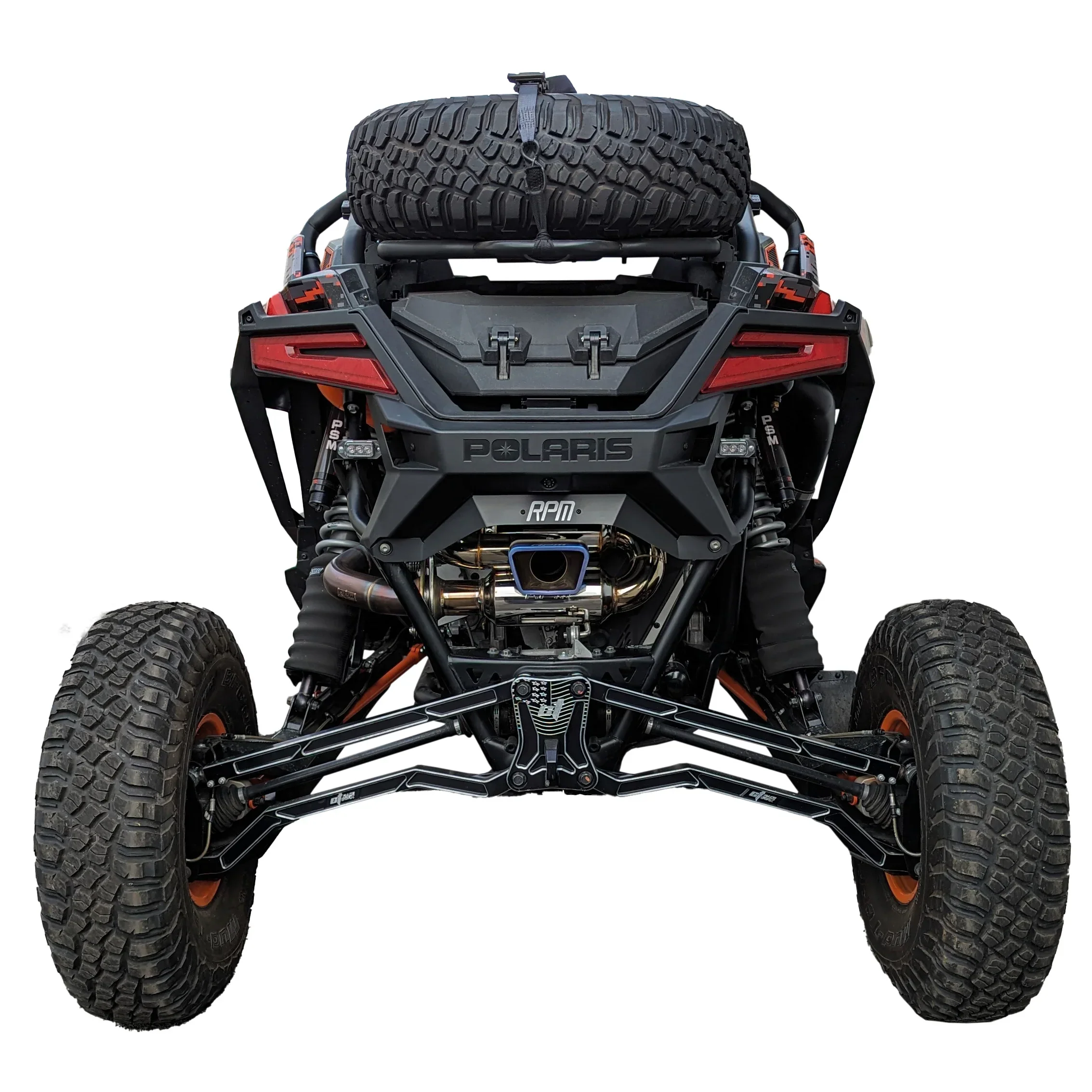 RPM RZR Pro R Rear Fascia Delete Trim Shield / Muffler Cover - Image 4