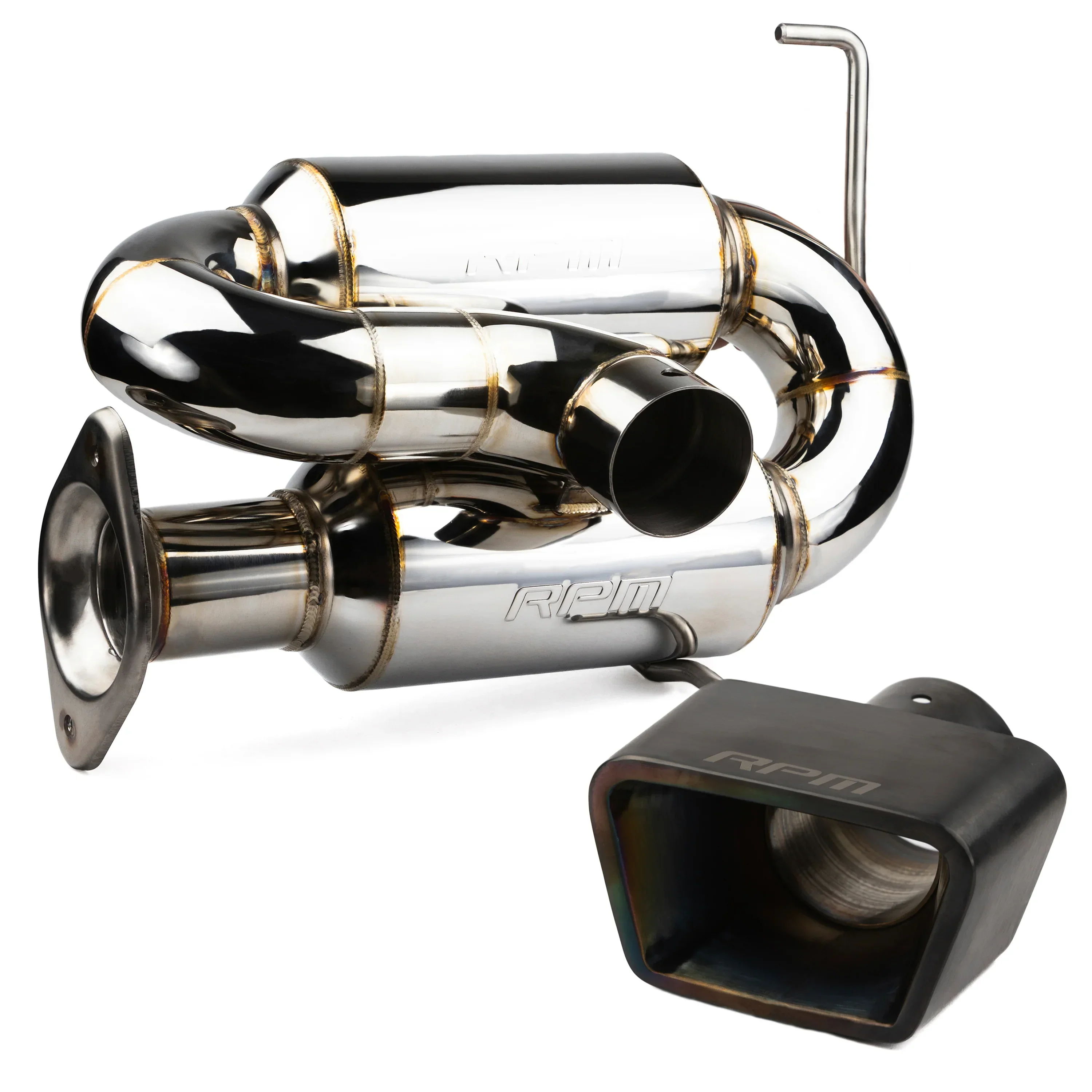 RPM Polaris RZR Pro R 3" DUAL Sport Muffler W/ 3" Tip - Image 12