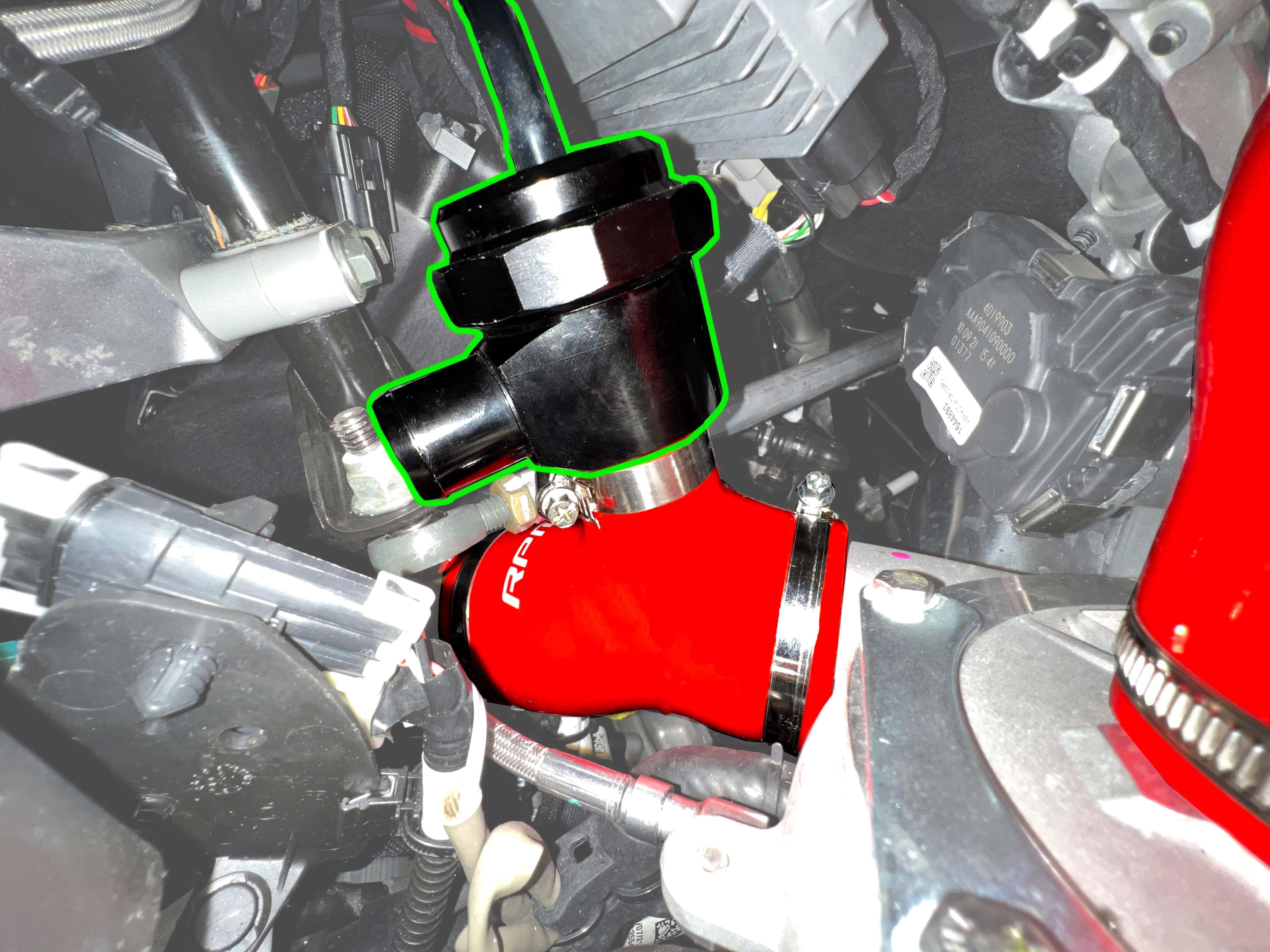 RPM RMK 850 Patriot Boost Silicone Intake & Charge Tube Kit With BOV Option - Image 9
