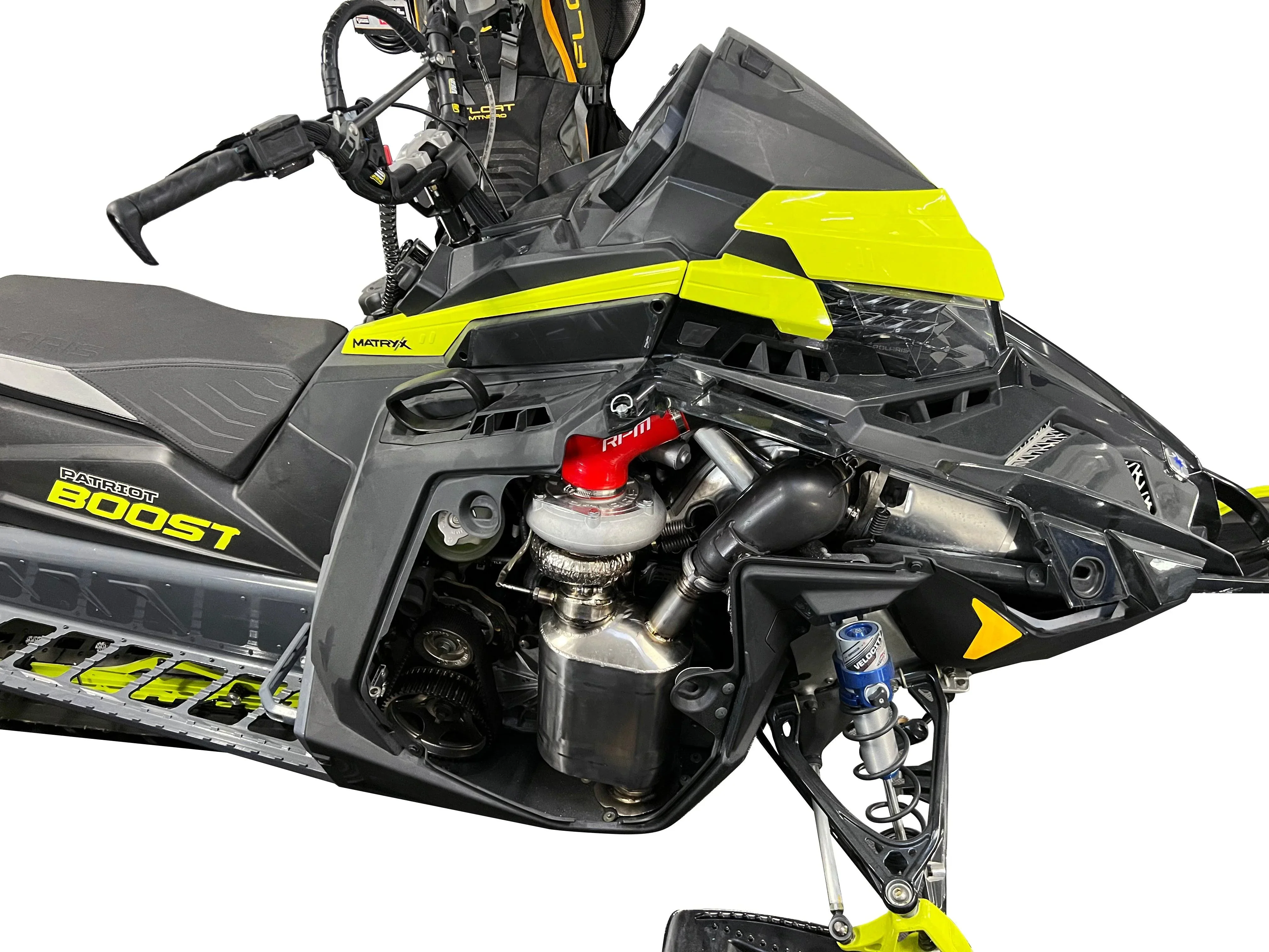 RPM Polaris RMK & VR1 Patriot Boost Q-Muf Chambered Titanium Muffler - Image 8