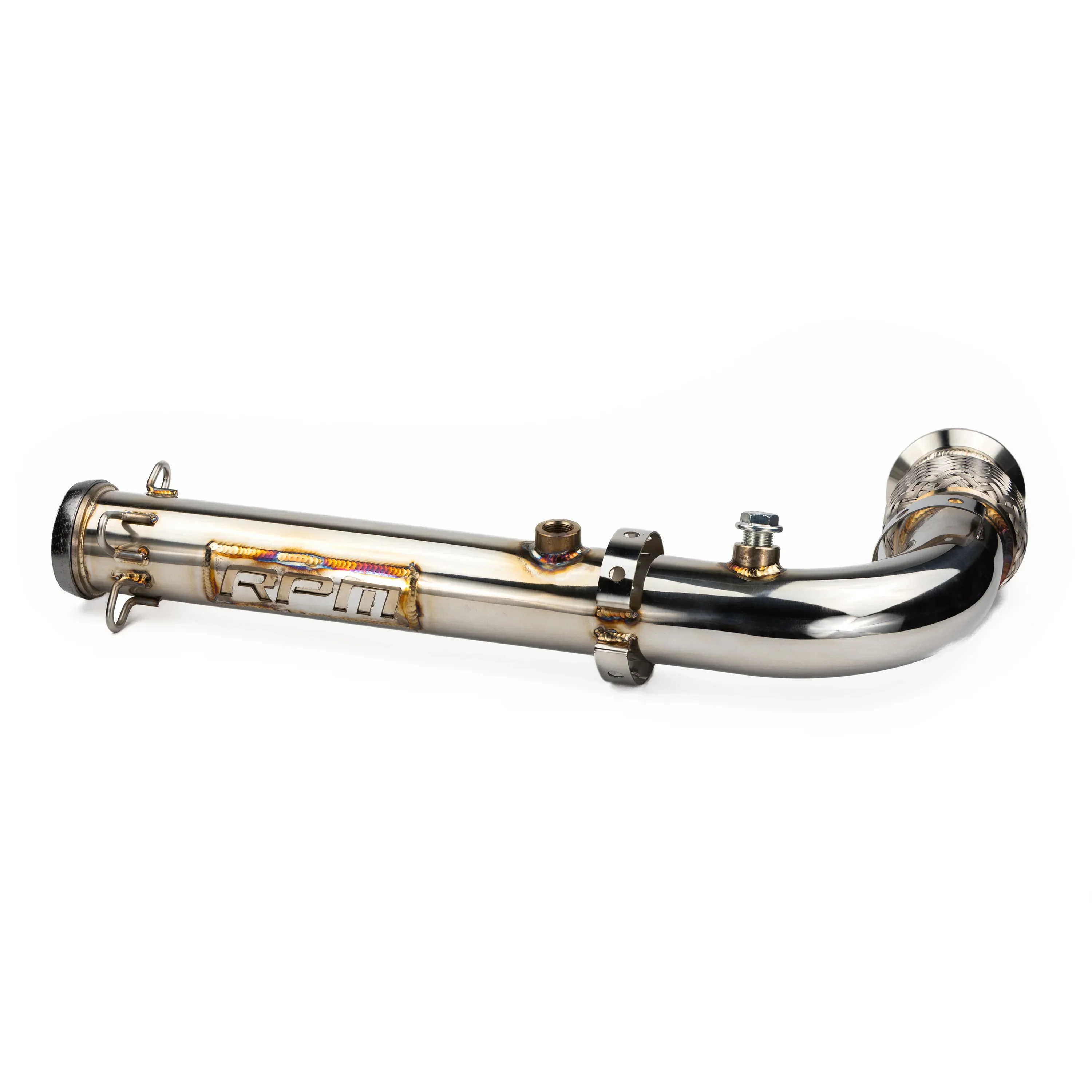 RPM Big Mouth Cat Delete Bypass Mid Race Pipe Can-Am Maverick X3 Turbo R & RR - Image 4