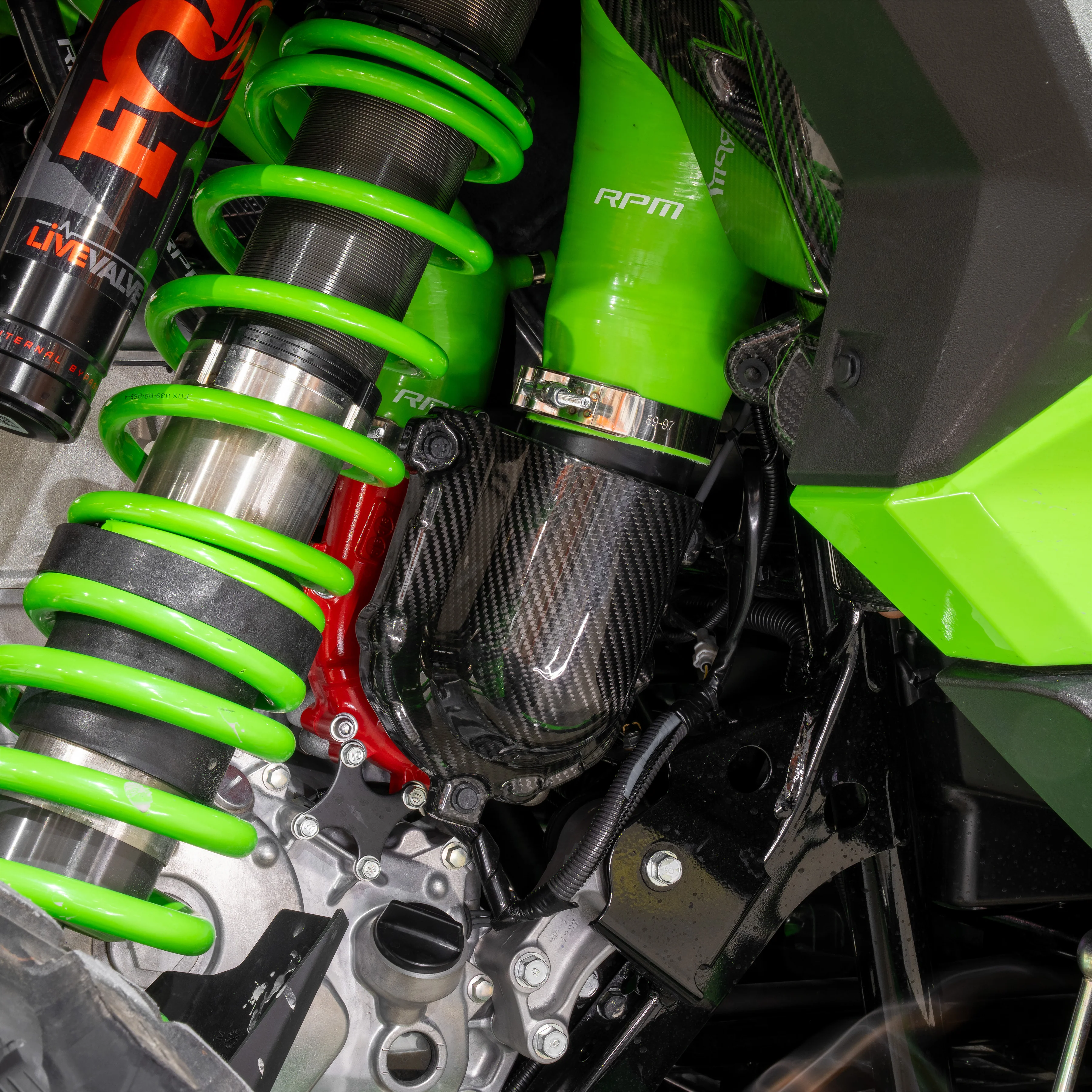 RPM Kawasaki H2 Carbon Fiber Supercharger Cover - Image 3