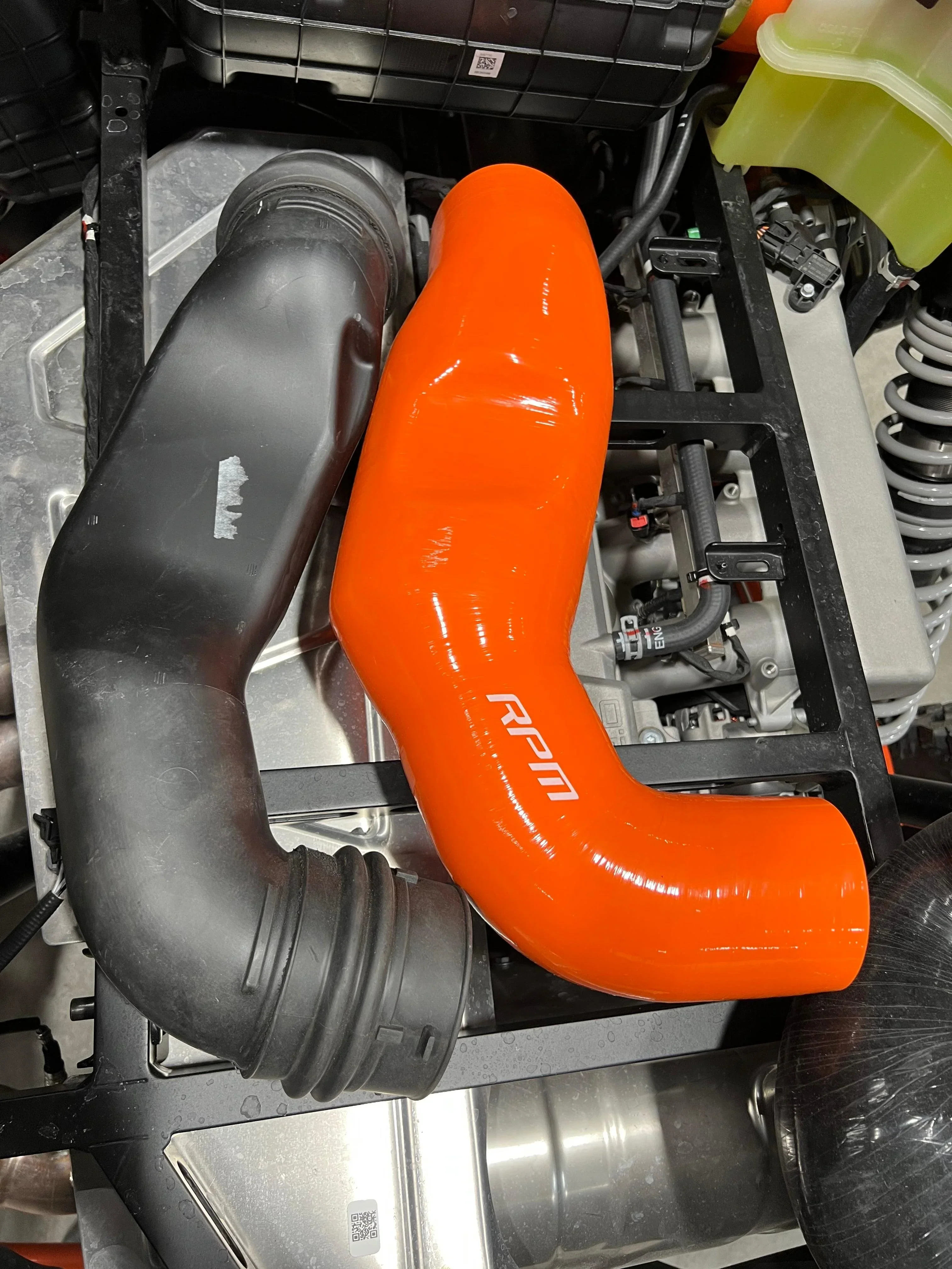 RPM Polaris RZR Pro R 6 PLY Silicone HD Intake Tube / Bed To Airbox - Image 6