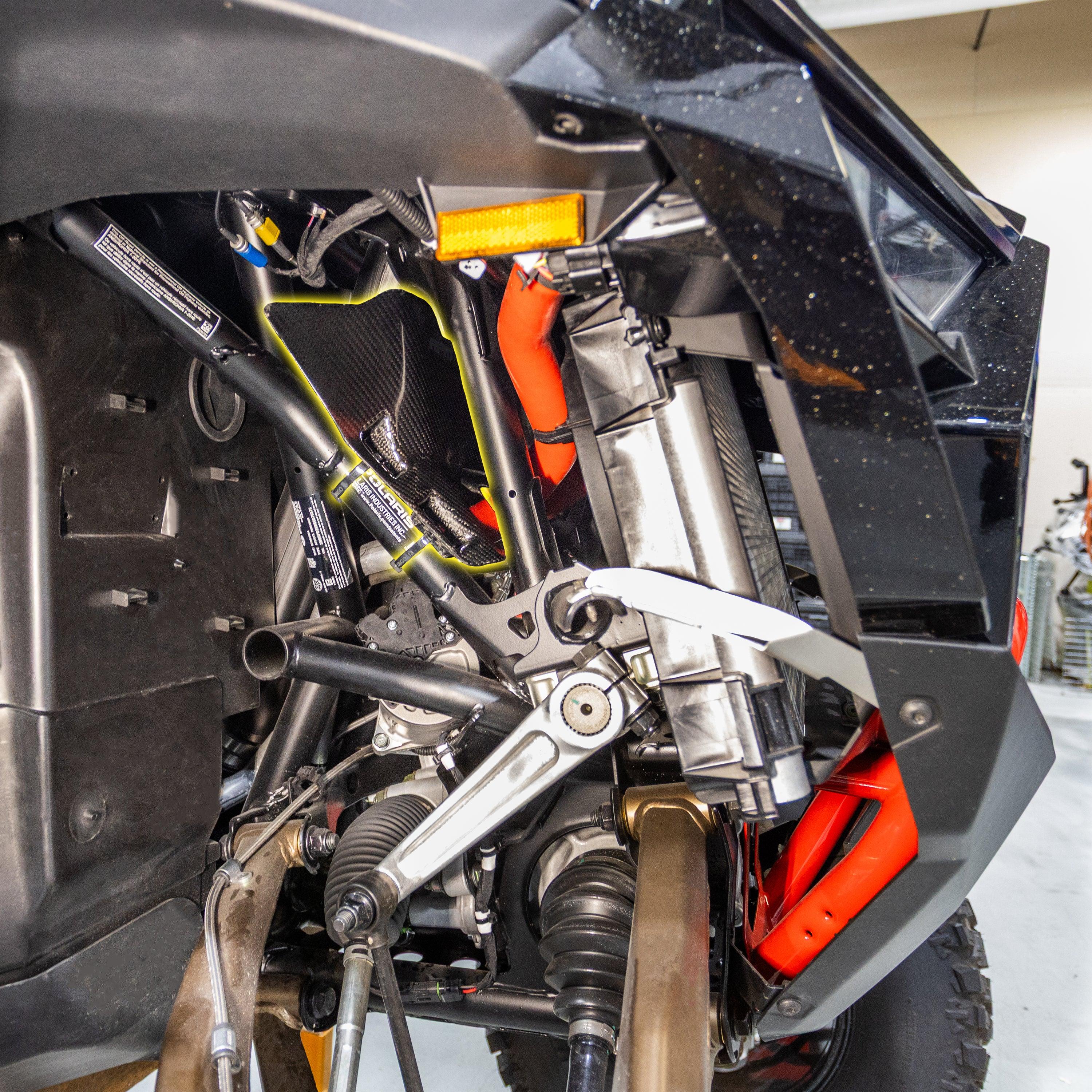 RPM Pro R, Pro S & Turbo R Carbon Fiber Radiator Heat Air Deflector & Cab Cooling Panel - Image 4