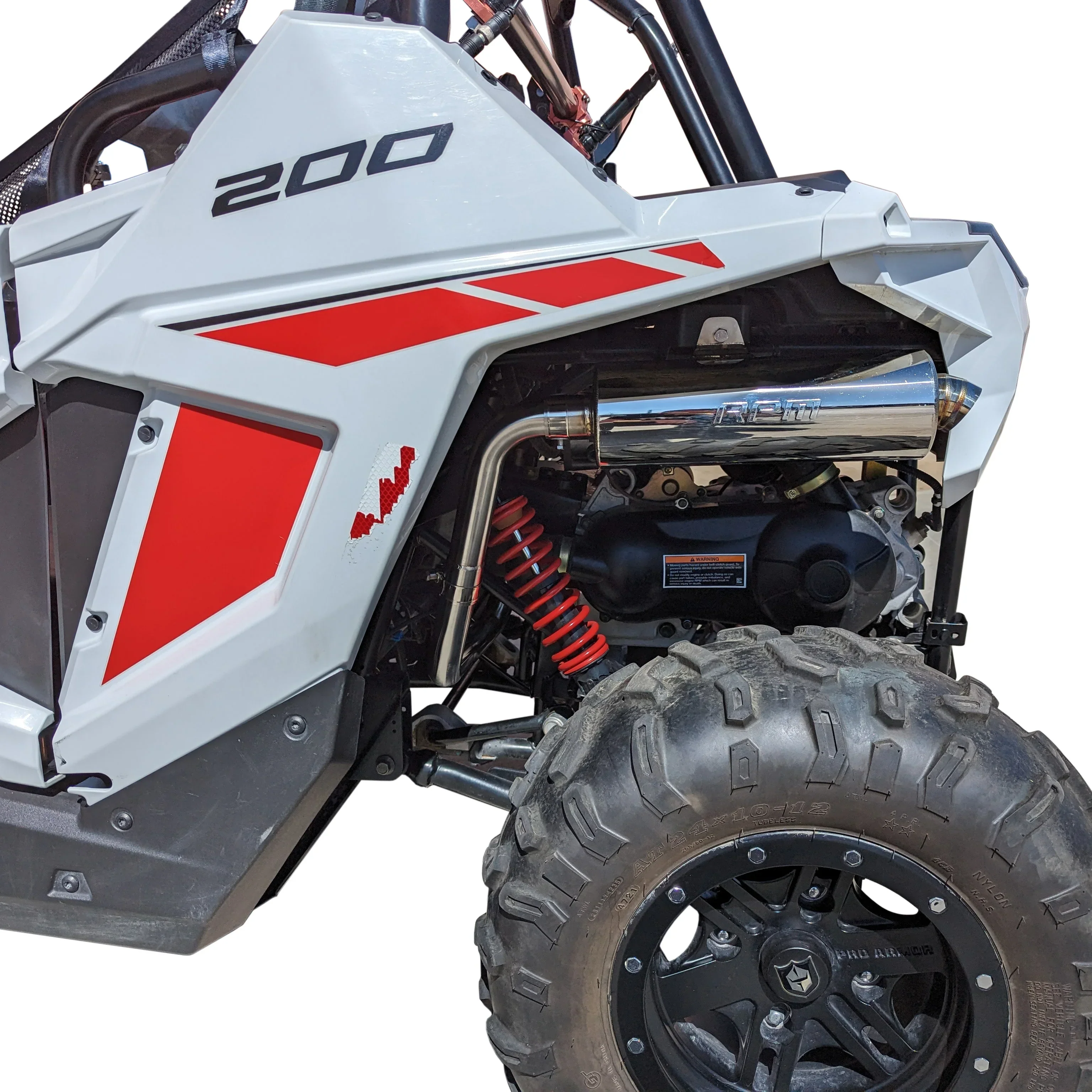 RPM RZR 200 Sport Series FULL Exhaust System - Image 13