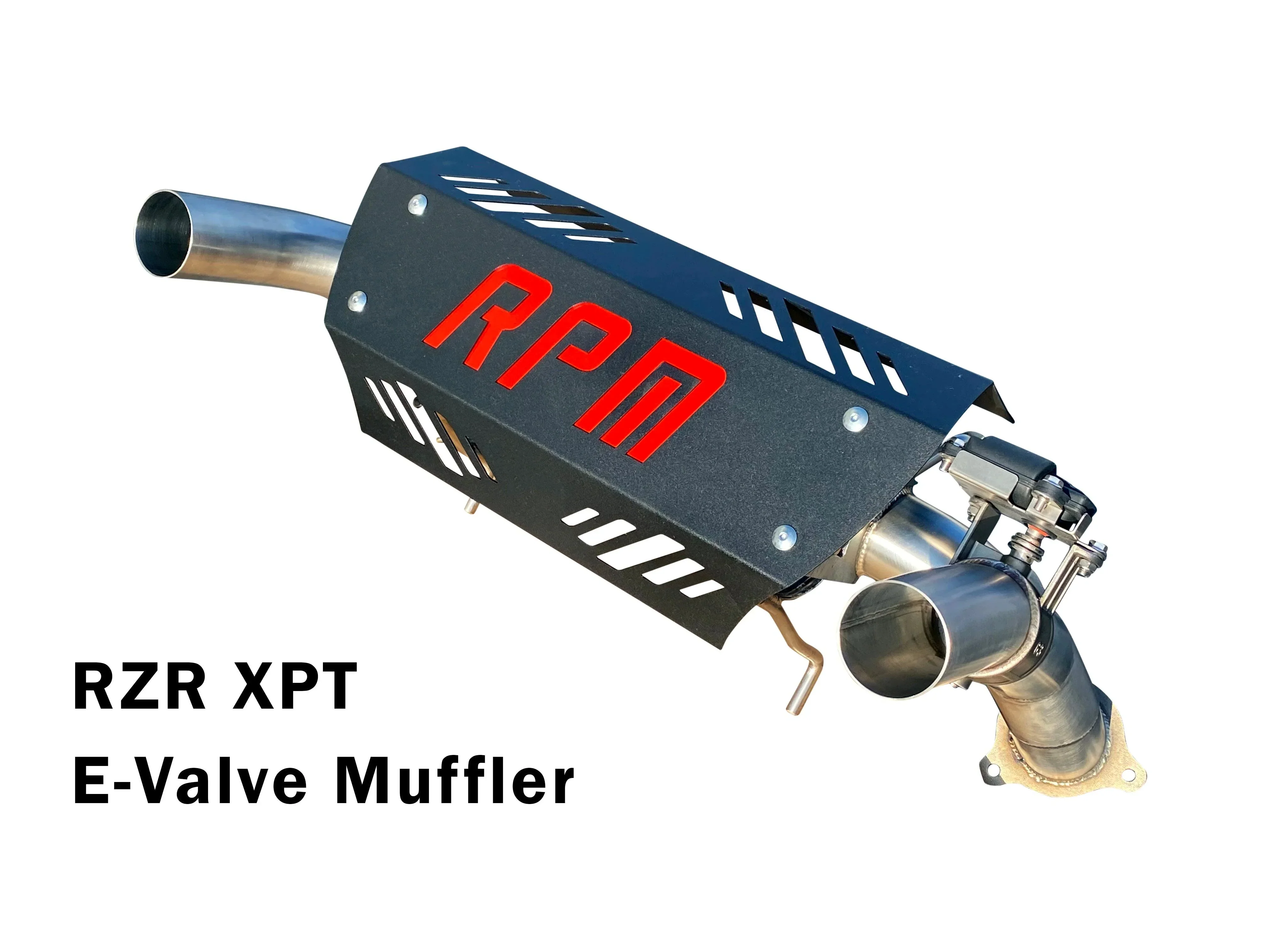 RPM RZR XPT and Pro XP E-Valve Muffler Colored Logo Back Plate - Image 3