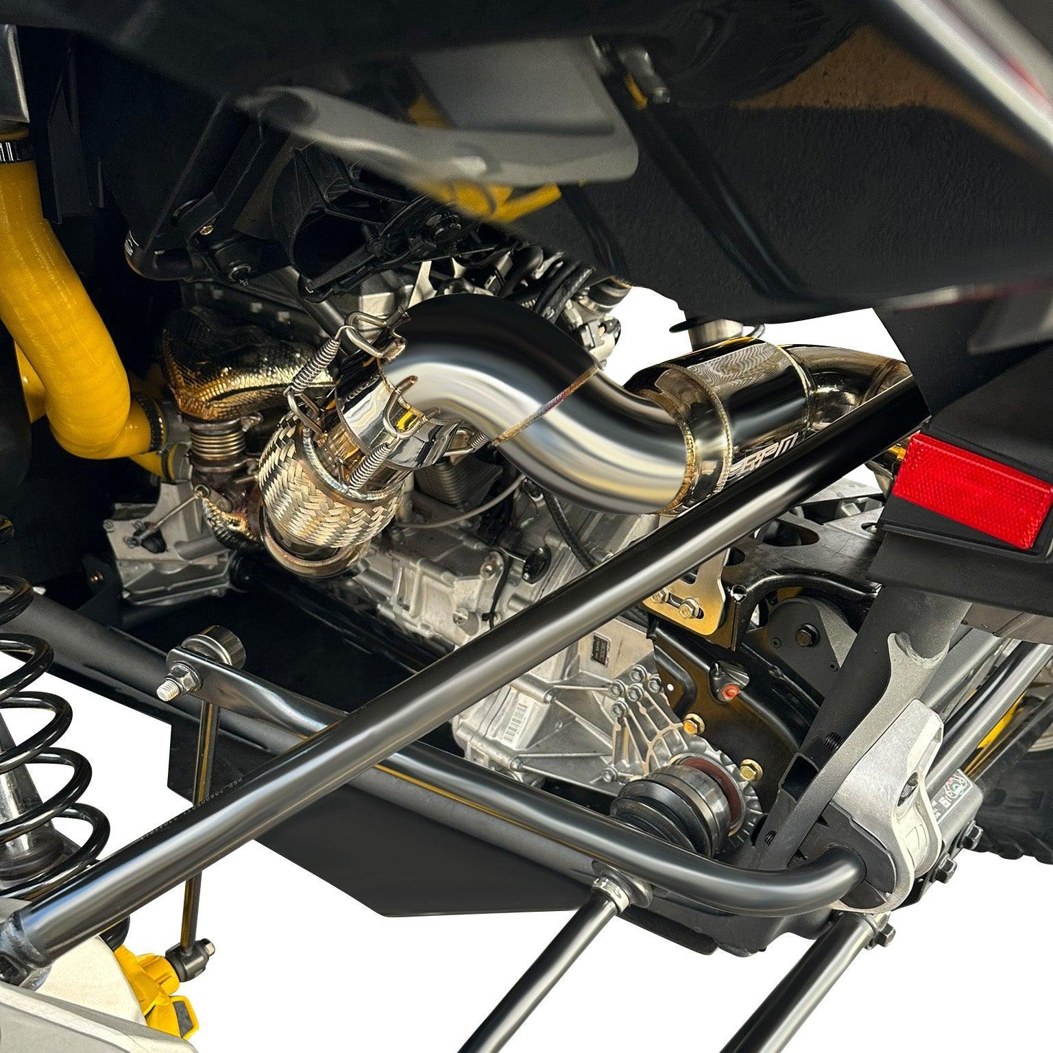 RPM Can-Am Maverick R 3" Slip On Muffler Delete / Race Pipe - Image 5