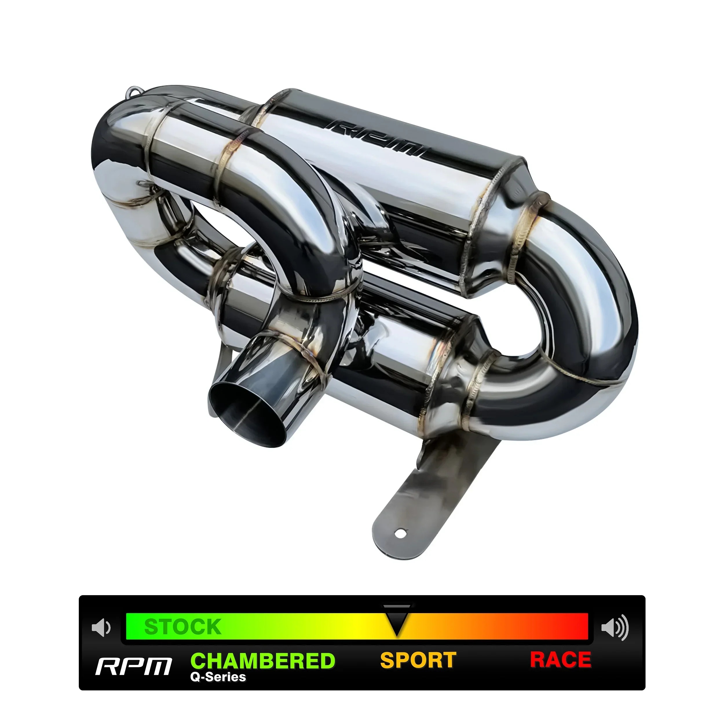 RPM Can-Am Maverick R 3" Sport Muffler - Slip On Sport Exhaust - Image 9