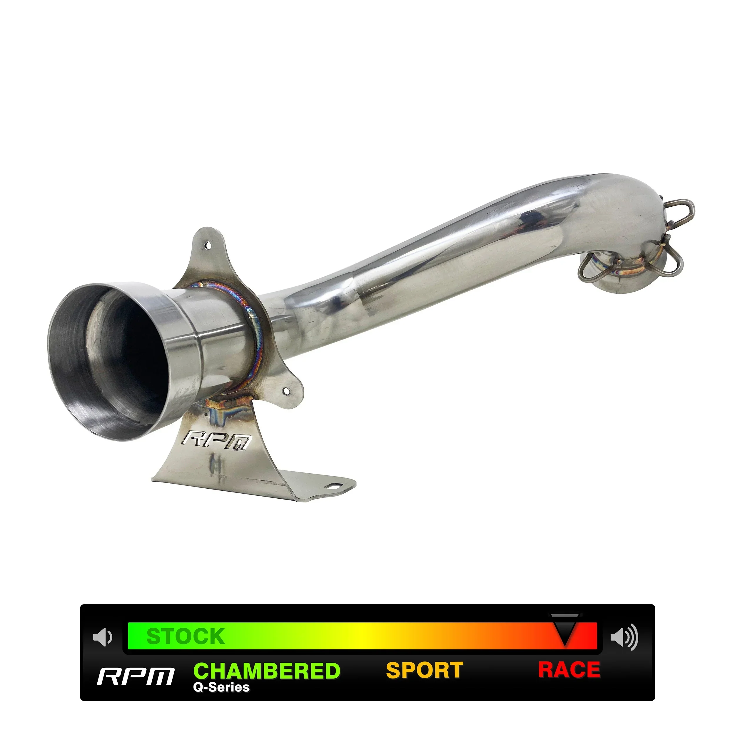 RPM Can-Am X3 Muffler Delete " Slip On " Exhaust Race Pipe - Image 8