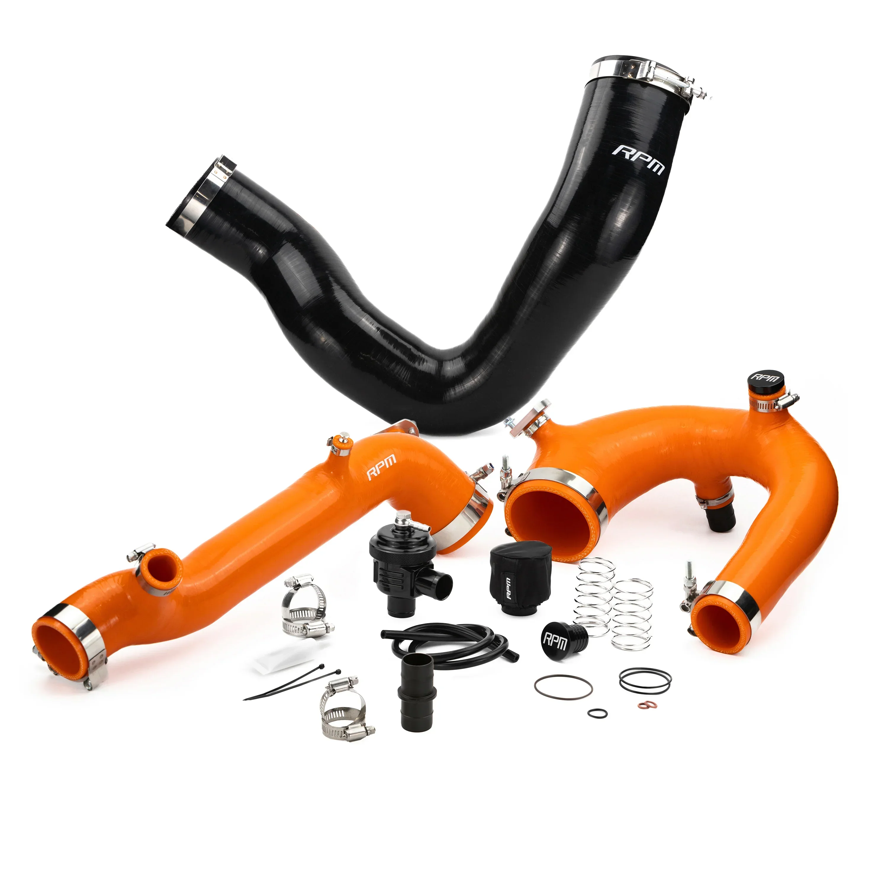 RPM Polaris RZR Turbo R & PRO XP/S Turbo Silicone Intake J-Tube, Charge Tube W/ BOV, & Intake Tube KIT - Image 10