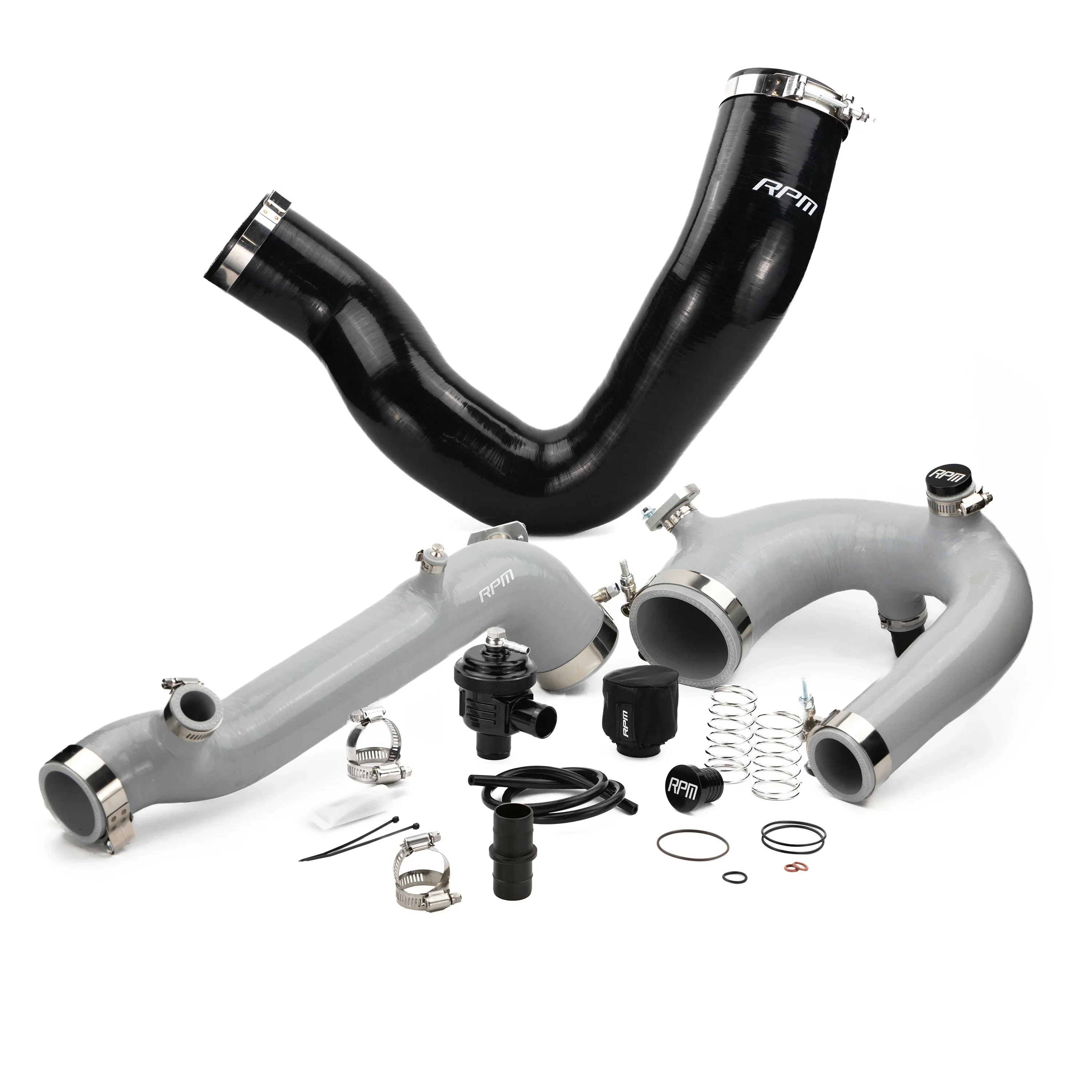 RPM Polaris RZR Turbo R & PRO XP/S Turbo Silicone Intake J-Tube, Charge Tube W/ BOV, & Intake Tube KIT - Image 8