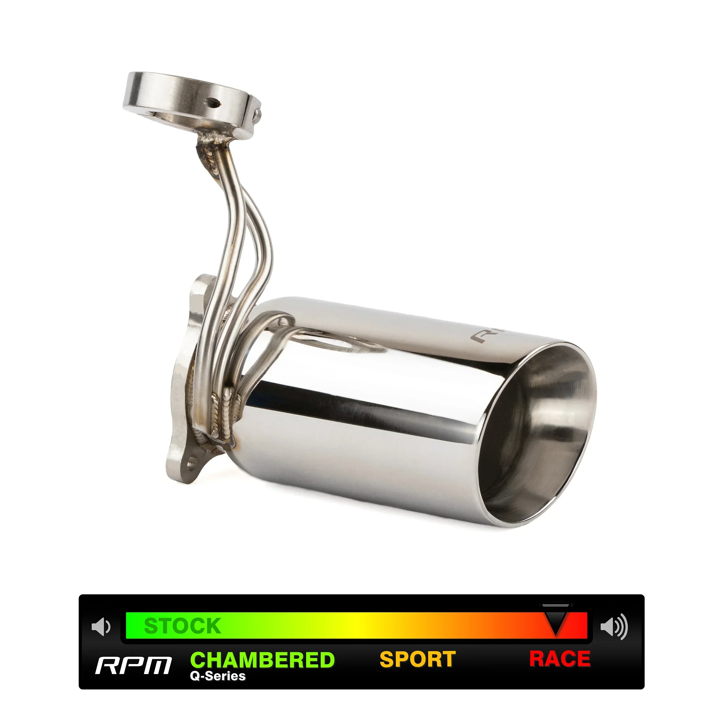 RPM Slip On Muffler Delete (Race Pipe) XPT, Turbo S - Image 8