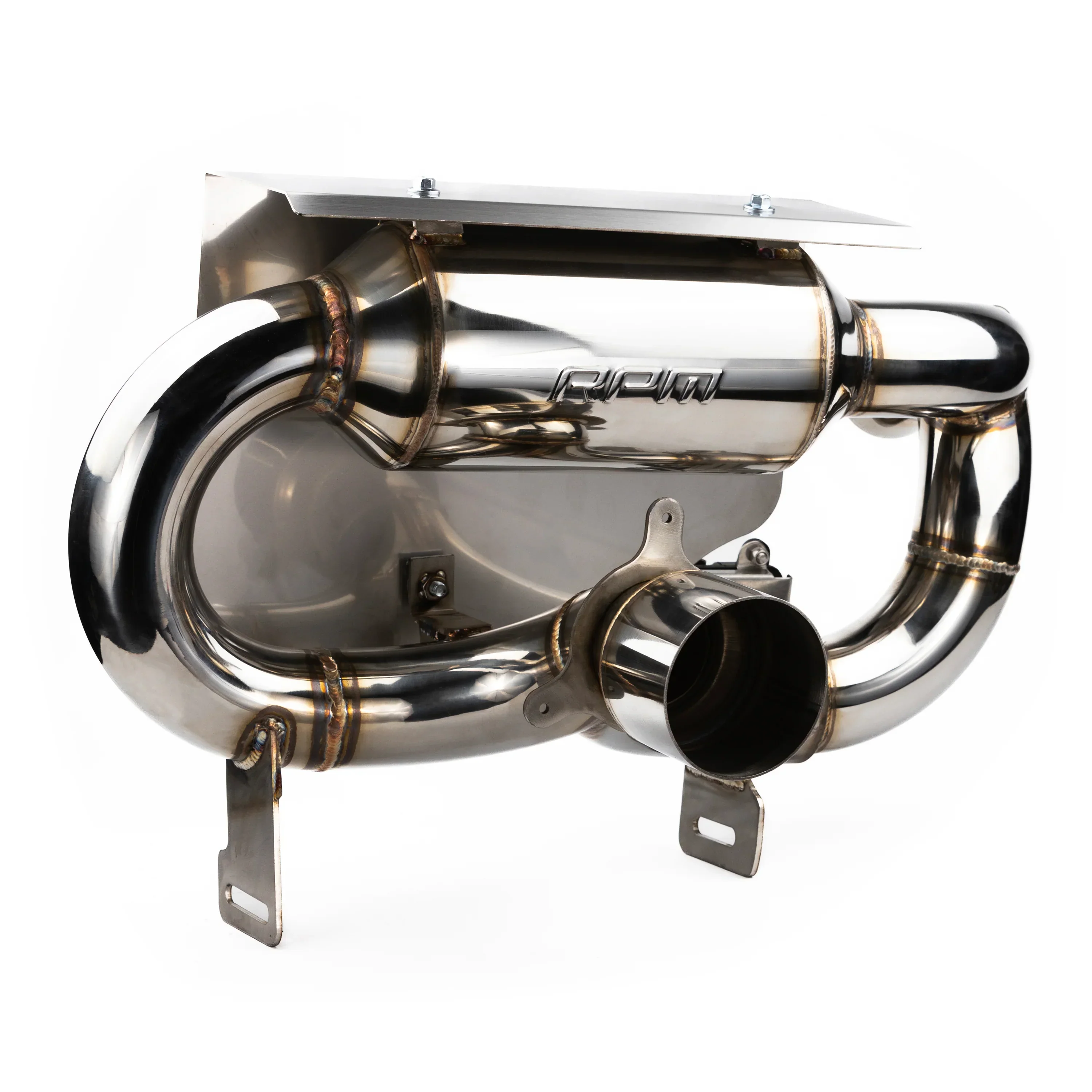 RPM X3 E-Valve Slip On Exhaust Sport Muffler Can-Am Maverick X3 Turbo R & RR 2017-2026 - Image 2