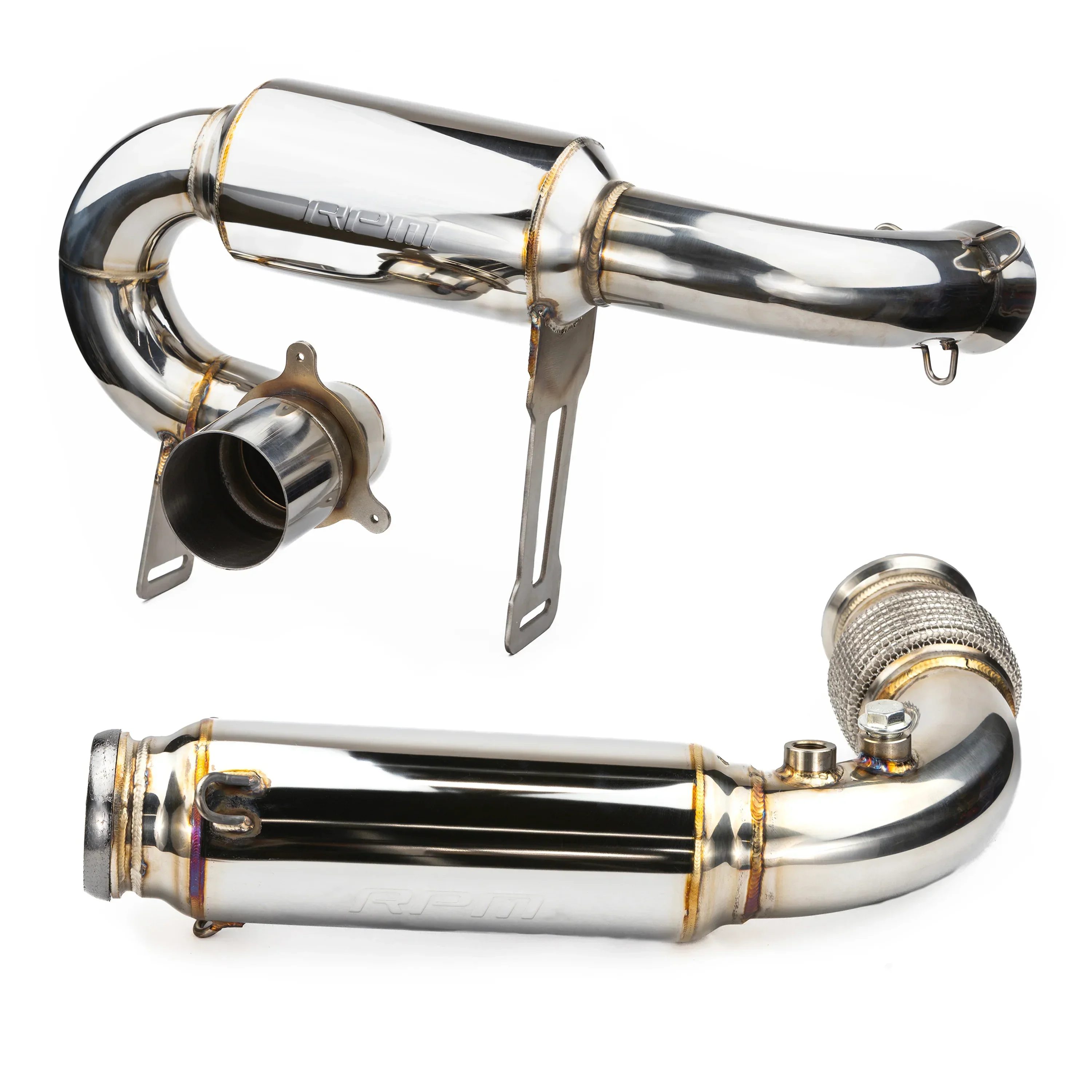 RPM X3 FULL 3" Exhaust Monster Core Muffler & Mid Pipe Can Am Maverick X3 Turbo, R, & RR 2017-2026 - Image 4