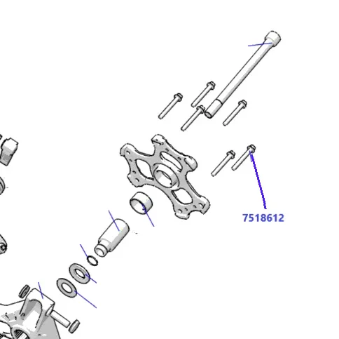 RPM RZR XPT, Turbo S, RS1 & XPEDITION, Primary Clutch Cover Bolt OEM #7518612 M6X1X35mm - Image 3