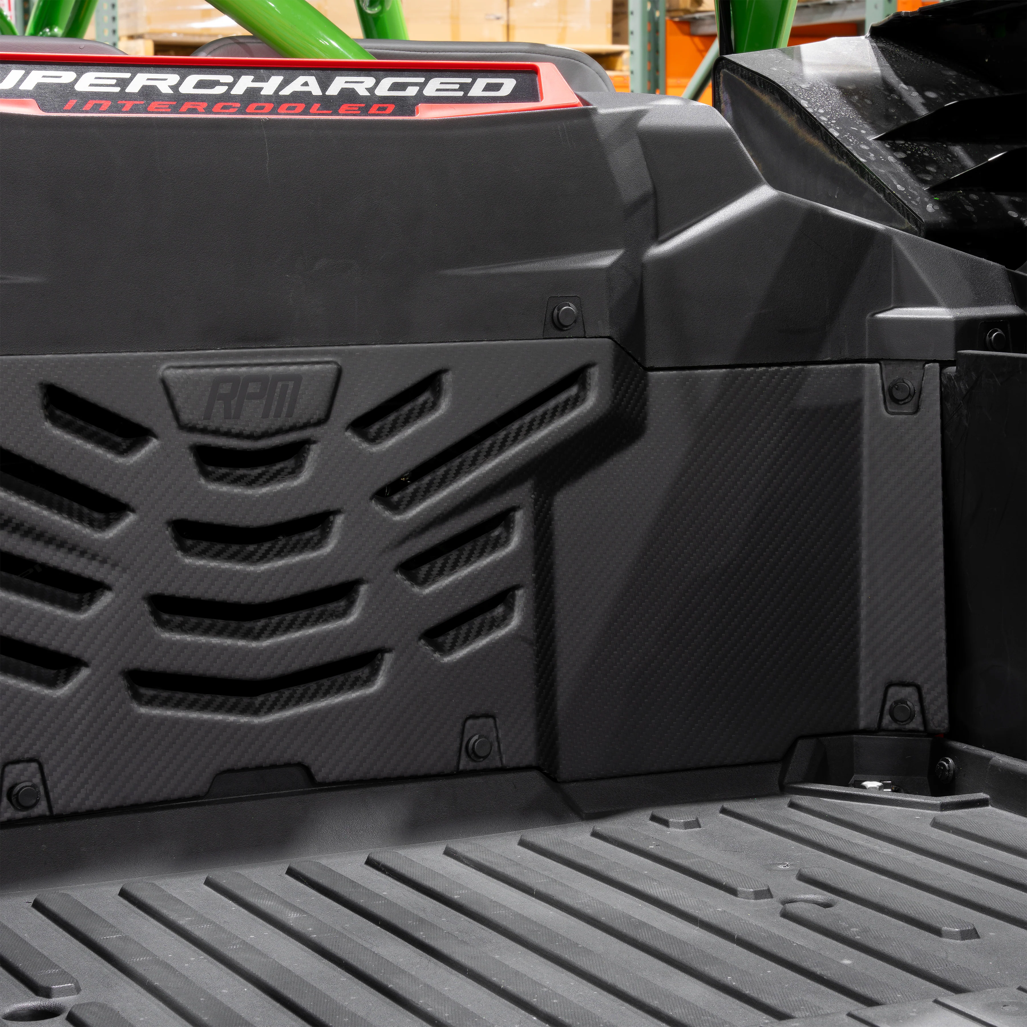 RPM Kawasaki H2 Carbon Fiber Louvered Cargo Cover - Image 5