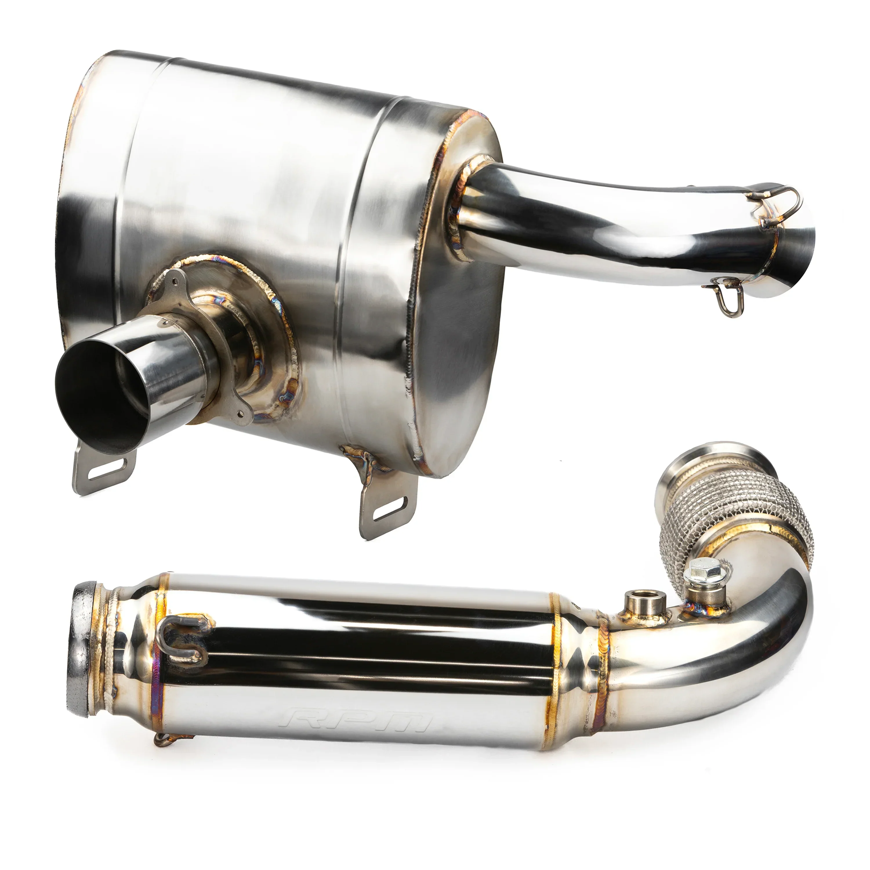 RPM Can-Am Maverick X3 FULL 3" Chambered Q-Series Turbo Back Exhaust System - Image 3