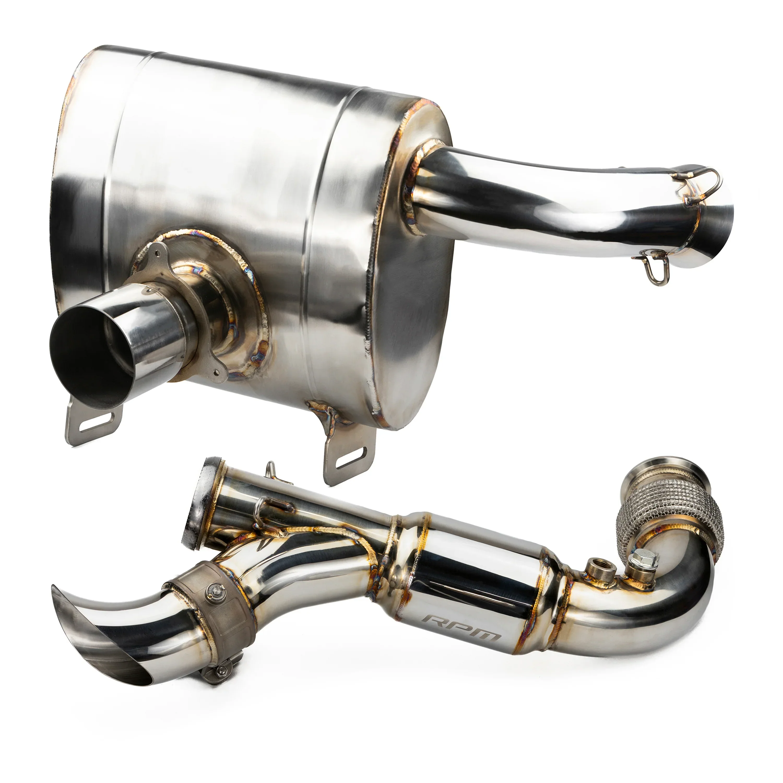 RPM Can-Am Maverick X3 FULL 3" Chambered Q-Series Turbo Back Exhaust System - Image 4